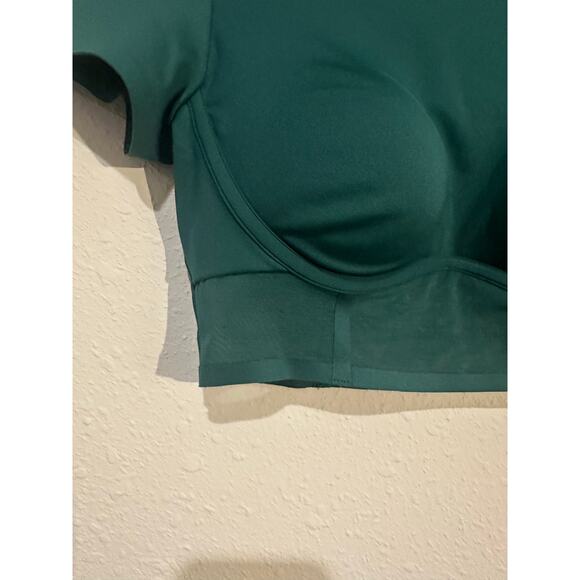 Ivy Park x Adidas Green Corset Crop Top SIZE SMALL - Picture 2 of 9